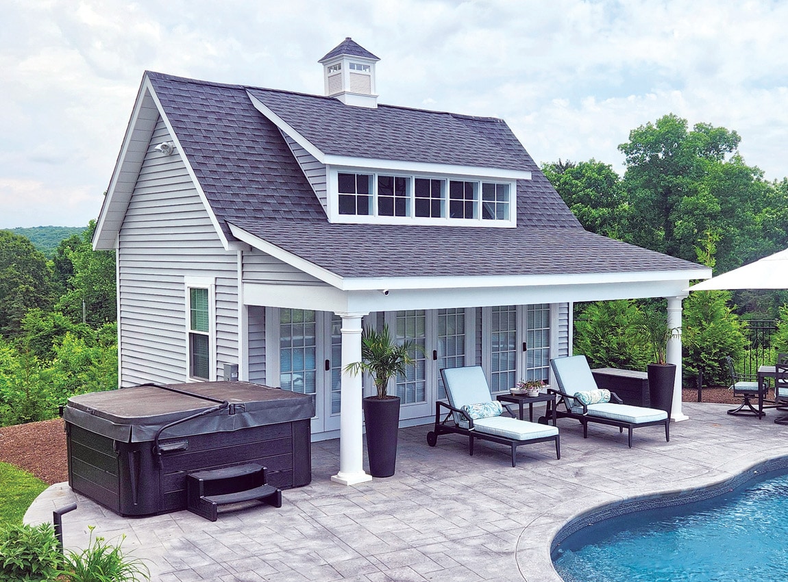 14' x 20' Custom Pool House Kloter Farms