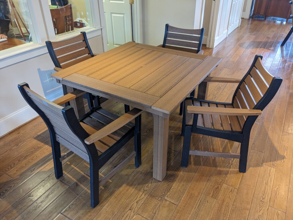 44" x 44" Square Homestead Dining Table Set #02
