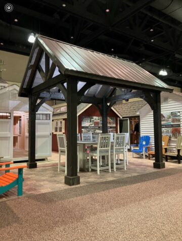 10' x 12' Cinder Alpine Pavilion #7416AB