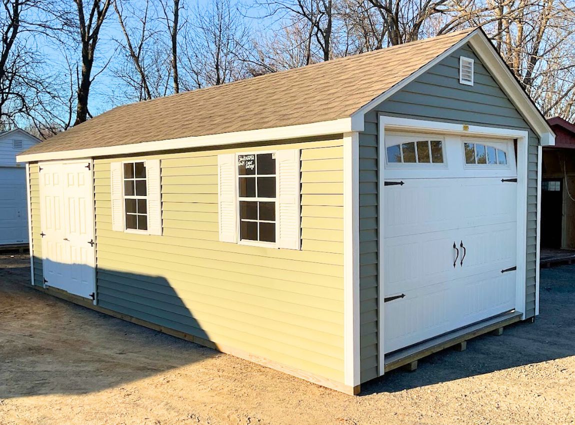 12' x 24' Vinyl Cape Garage #8242