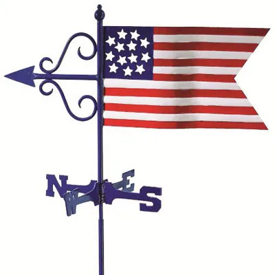 Cottage Size American Flag Weathervane