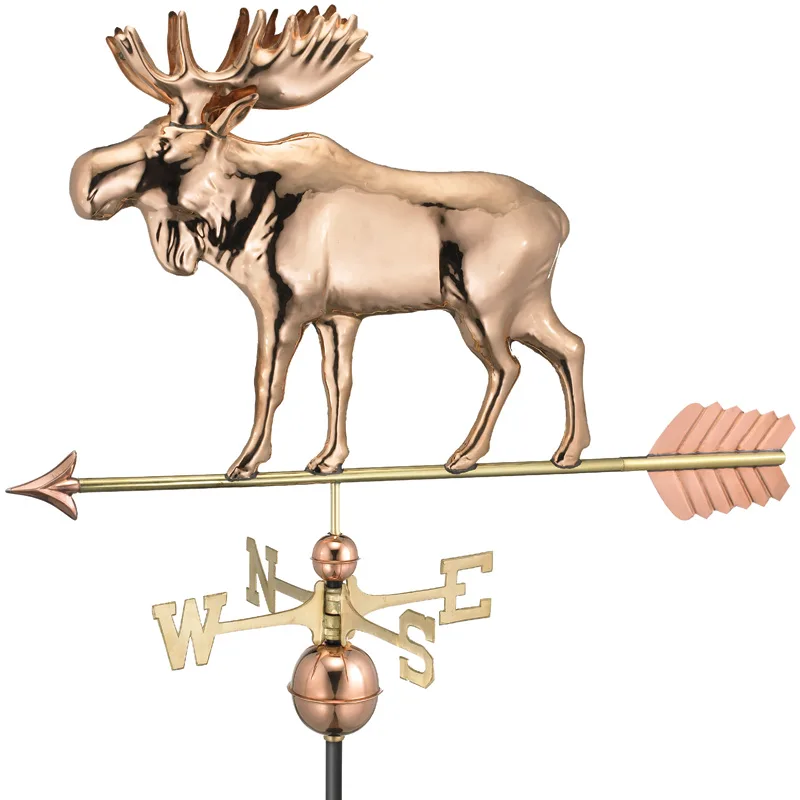 Full Size Moose with Arrow Weathervane