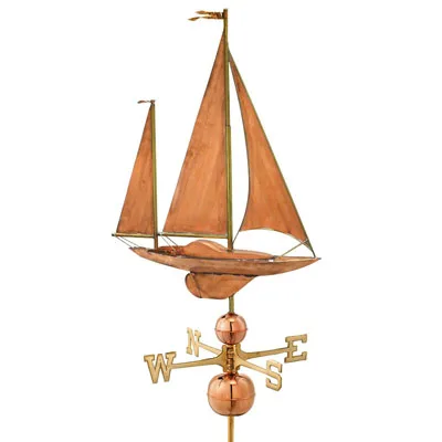 Full Size Sailboat Weathervane