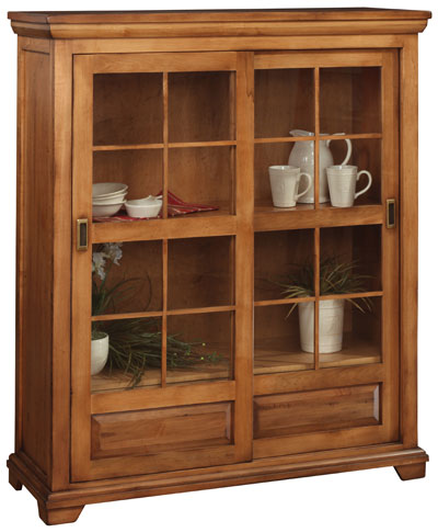 Bookcase with Sliding Glass Doors (Abbie)