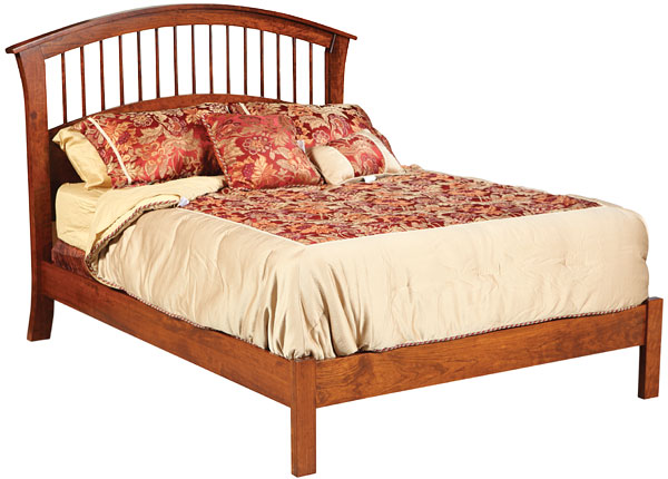 Cabin Hill Bow Bed with Low Footboard