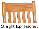 Straight Top Headrest