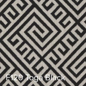 F120 Toga Black Fabric