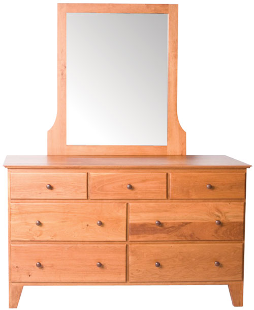 Chatham 58" Dresser with Plain Dresser Mirror