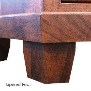Tapered Feet