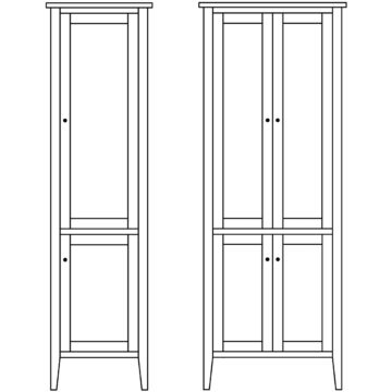 Chloe Linen Cabinets