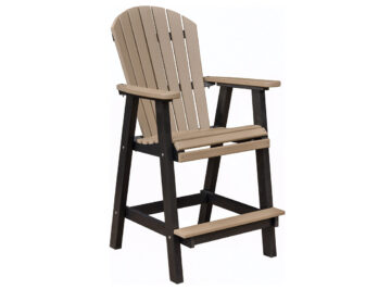 Island Poly Comfo-Back Bar Chair