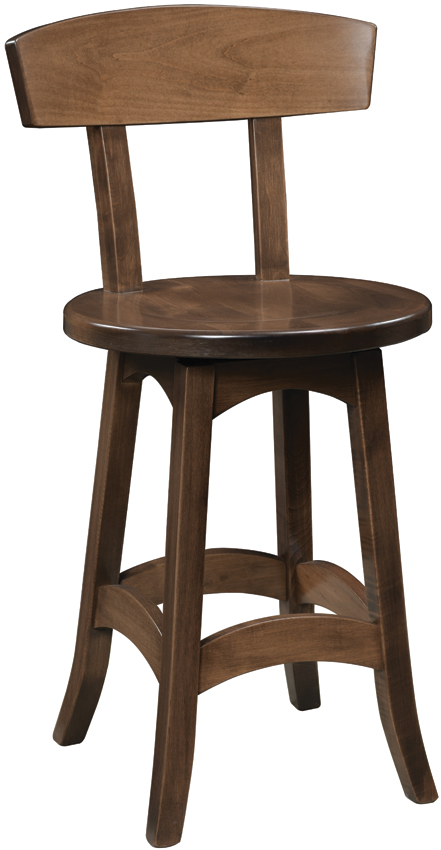 Cordelle Swivel Stool with Back