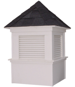 30″ Louvered Cupola with Asphalt Roof