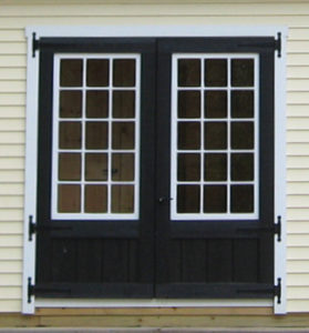 15-Lite Glass Double Doors