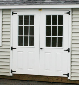 Raised Panel Doors with Square Glass