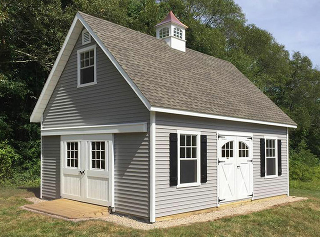 Elite Cape Shed - with Second Floor (Vinyl)