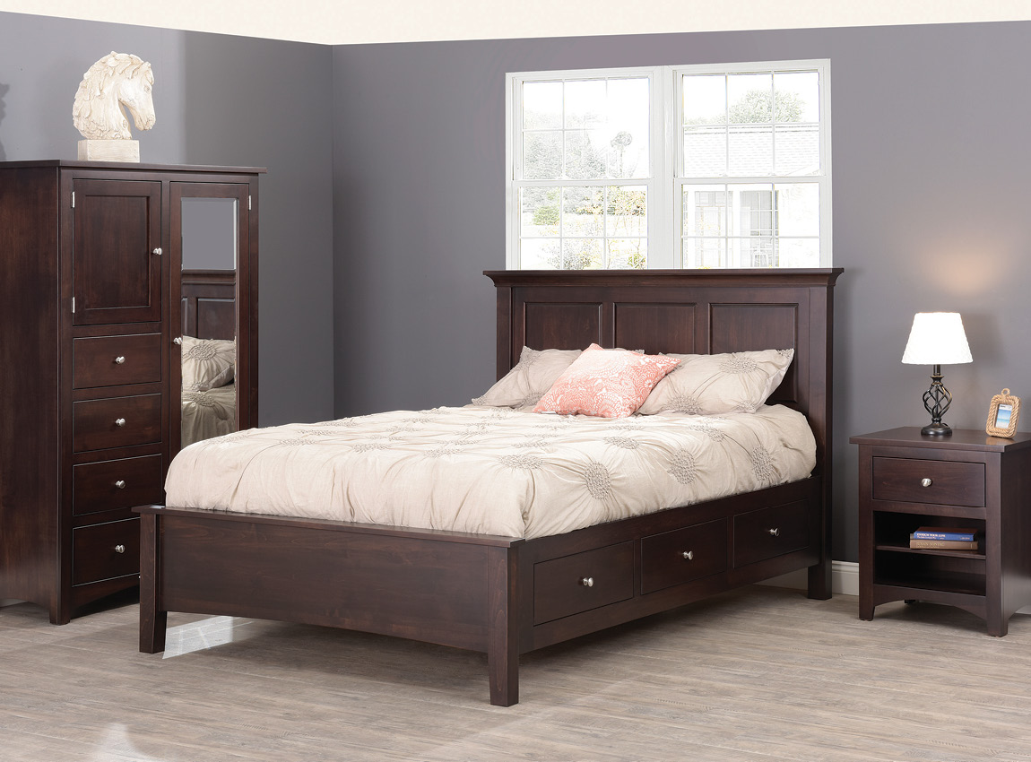 Custom Solid Wood Bedroom Suites and Sets For Sale in CT