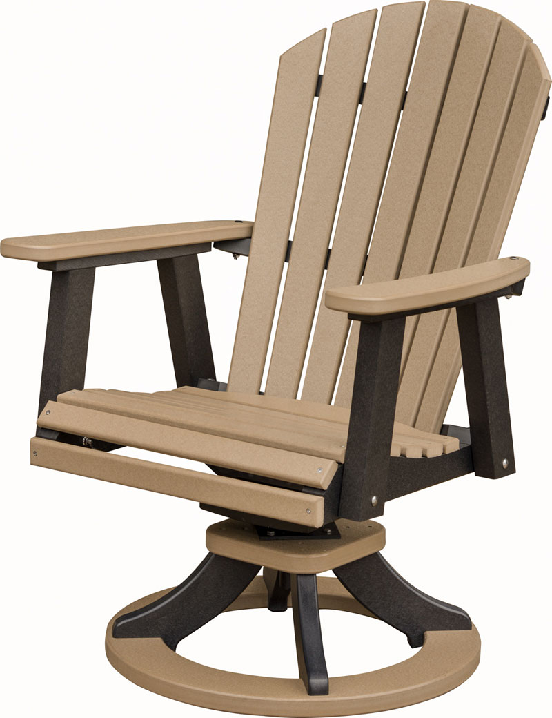 Island Poly Comfo-Back Swivel Dining Chair