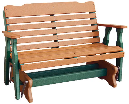 Leisure Poly Straight Back Glider