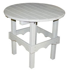 Leisure Poly Round End Table