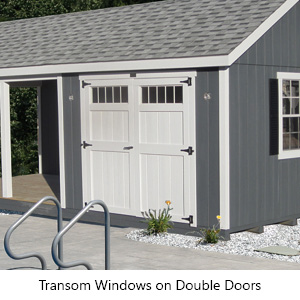 Transom Windows on Double Doors