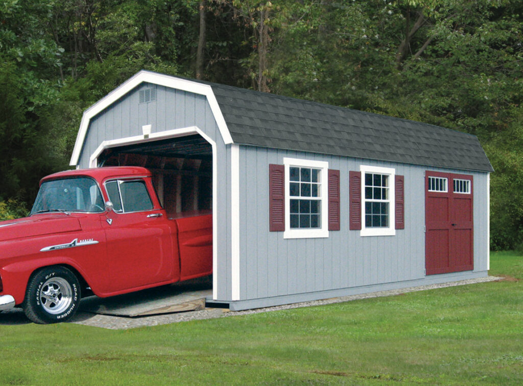 New England Dutch One-Car Garage (T1-11)