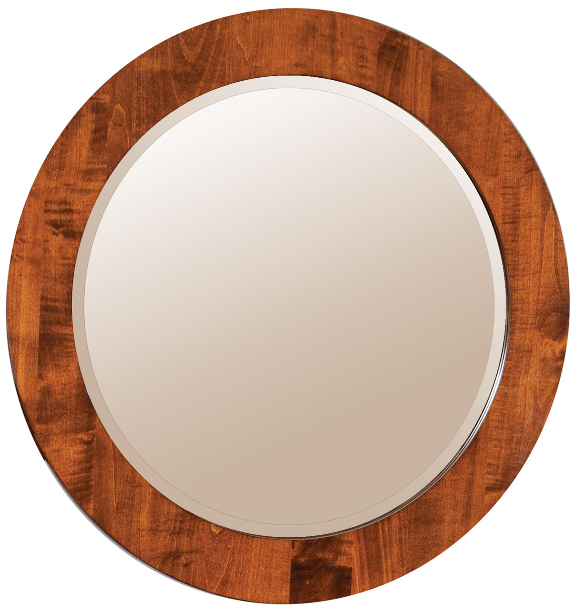 Hayden Valley Round Beveled Mirror