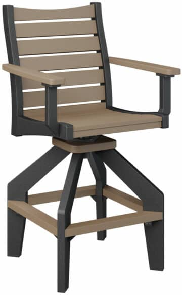 Island Poly Bristol Swivel Bar Chair