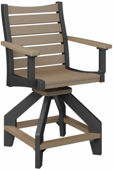 Island Poly Bristol Swivel Counter Chair
