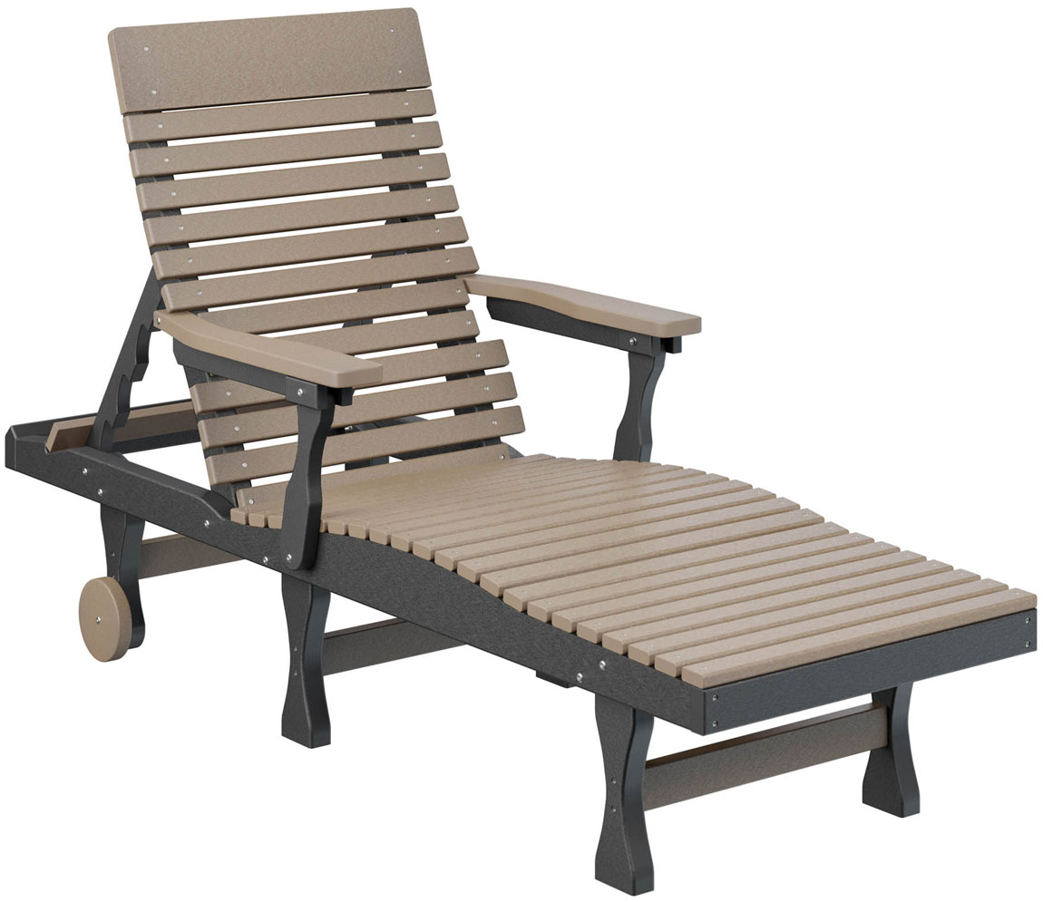 Island Poly Casual Back Chaise Lounge