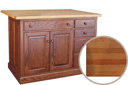Kitchen Island with Butcher Block Top by Kloter Farms