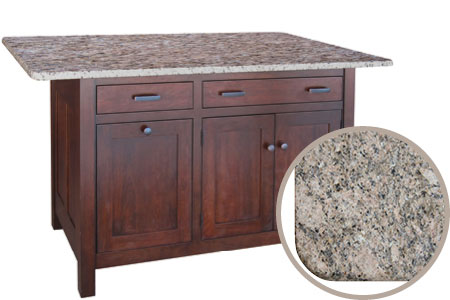 Kitchen Island with Granite Top by Kloter Farms