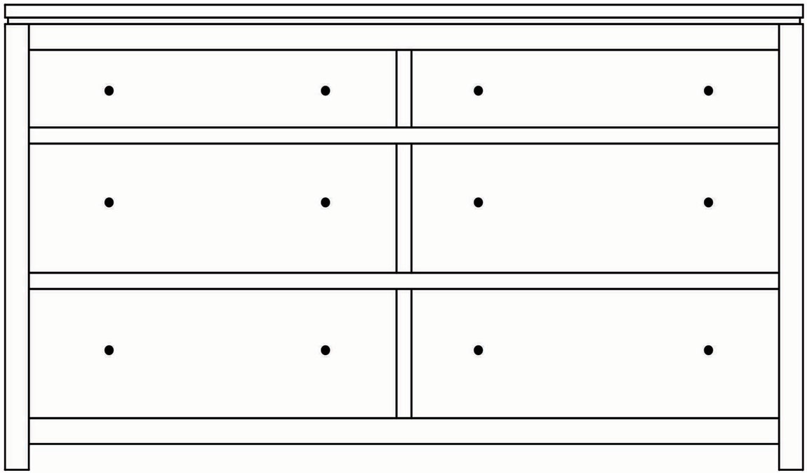 Lakemont 67" 6-Drawer Dresser