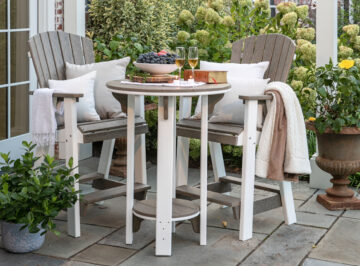 Leisure Round Bar Table & Balcony Chair Set