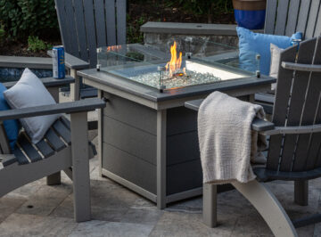 Leisure Poly Square Fire Pit