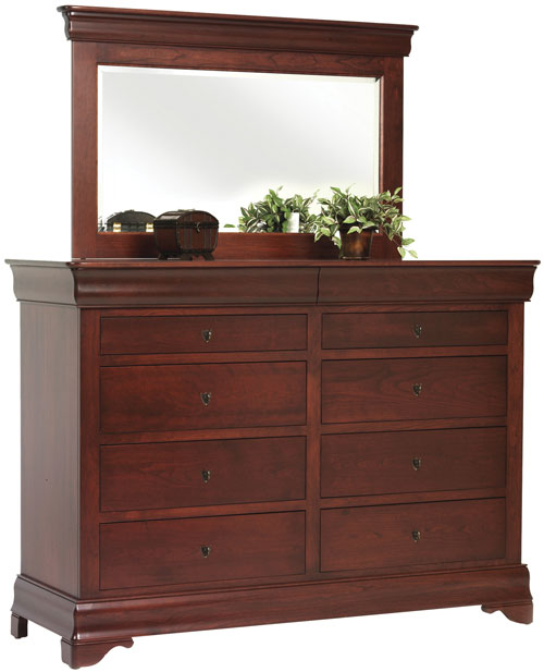 Montreal 10-Drawer Chesser with Chesser Mirror