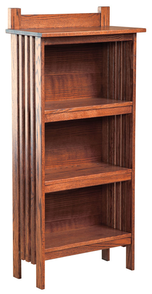 Mission Bookcases with Back