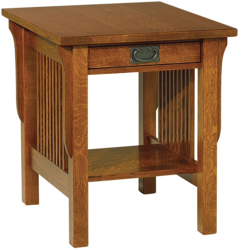 Mission Prairie End Table with Drawer