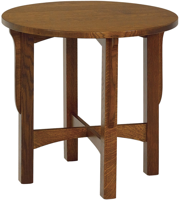 Mission Prairie Round End Table