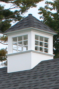 Window Cupola with Asphalt Roof