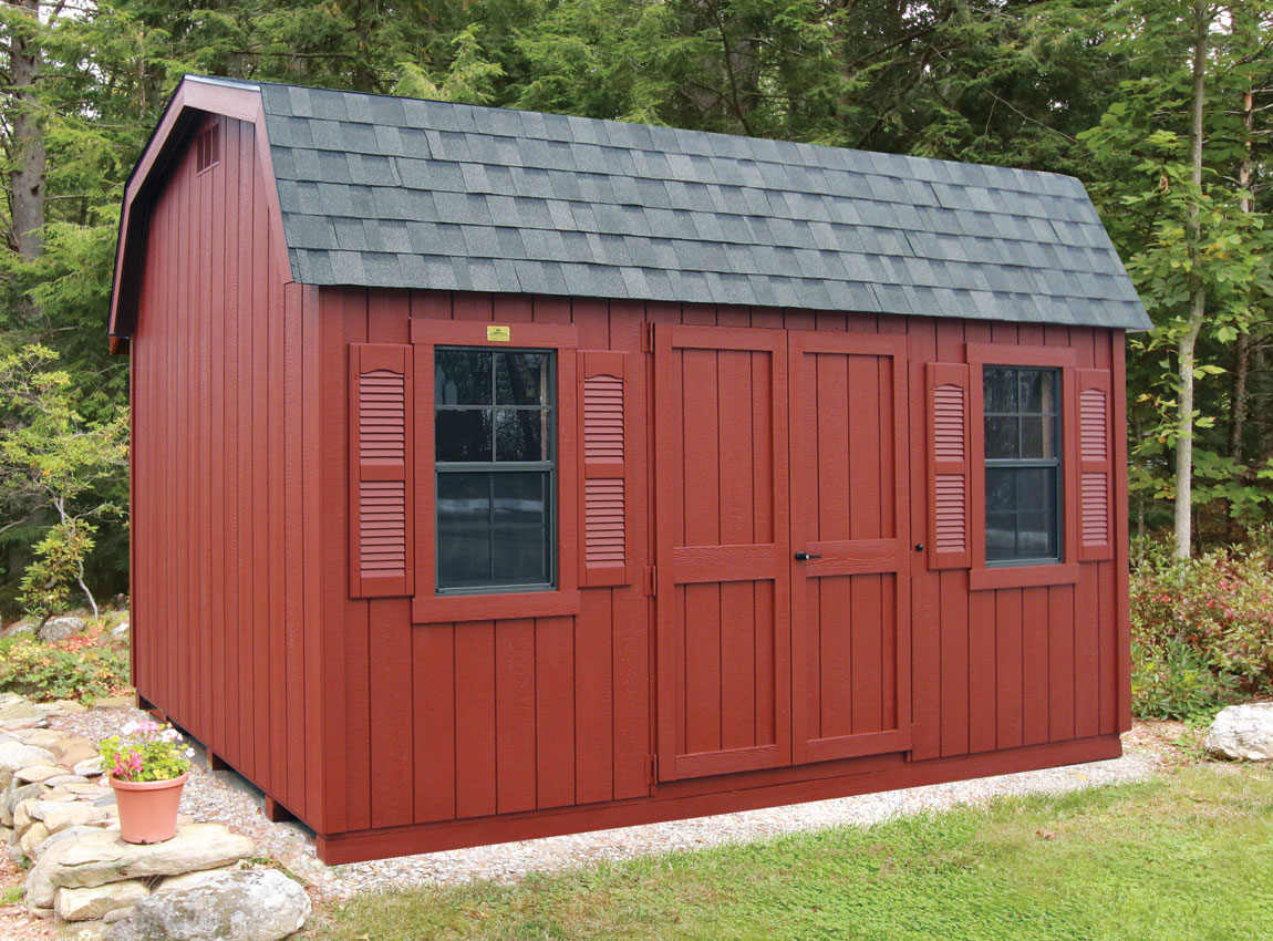 New England Dutch Colonial Shed (T1-11)