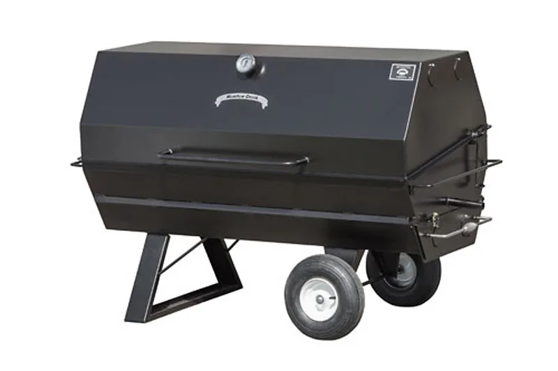 Pig Roast Grill with Charcoal Pull Out