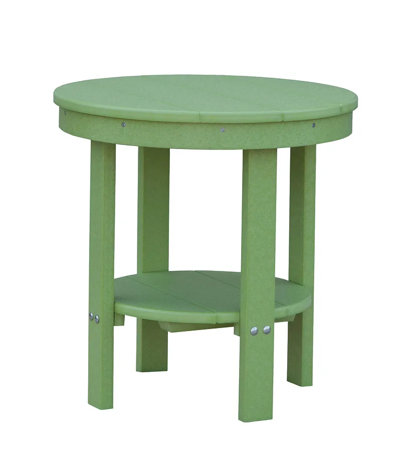 Island Poly Round End Table
