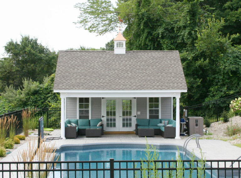 20' x 20' Custom Pool House Kloter Farms