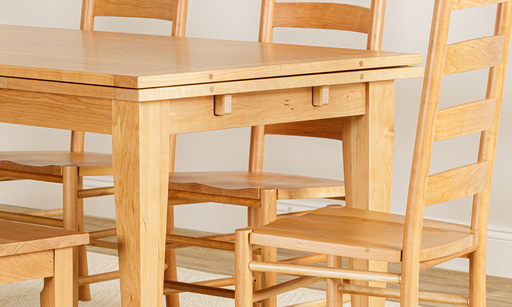 Redmond Dining Table, Shaker Chairs