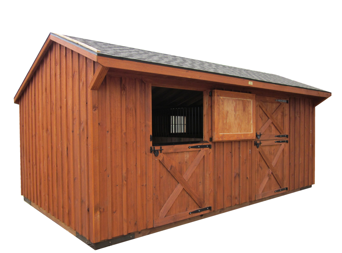 Animal Shelter Sheds | Prebuilt Run-In Sheds | Horse & Livestock Barns