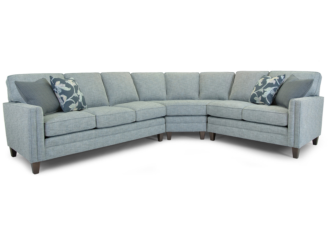Smith Brothers 3000 Sectional in Fabric