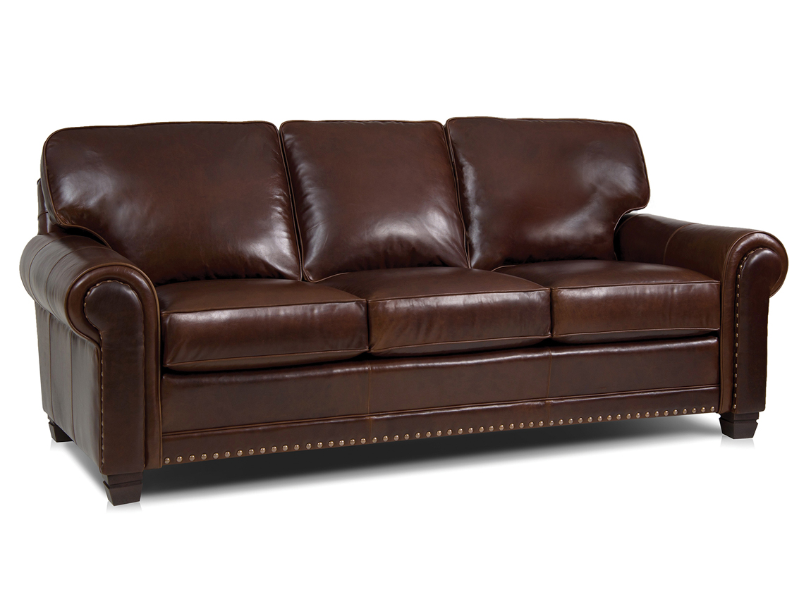 Smith Brothers 393 Sofa in Leather