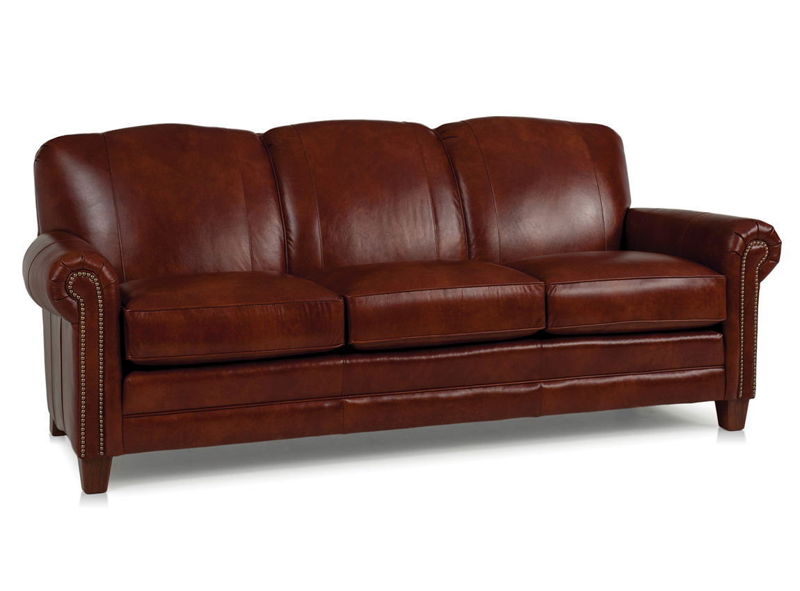 Smith Brothers 397 Sofa in Leather