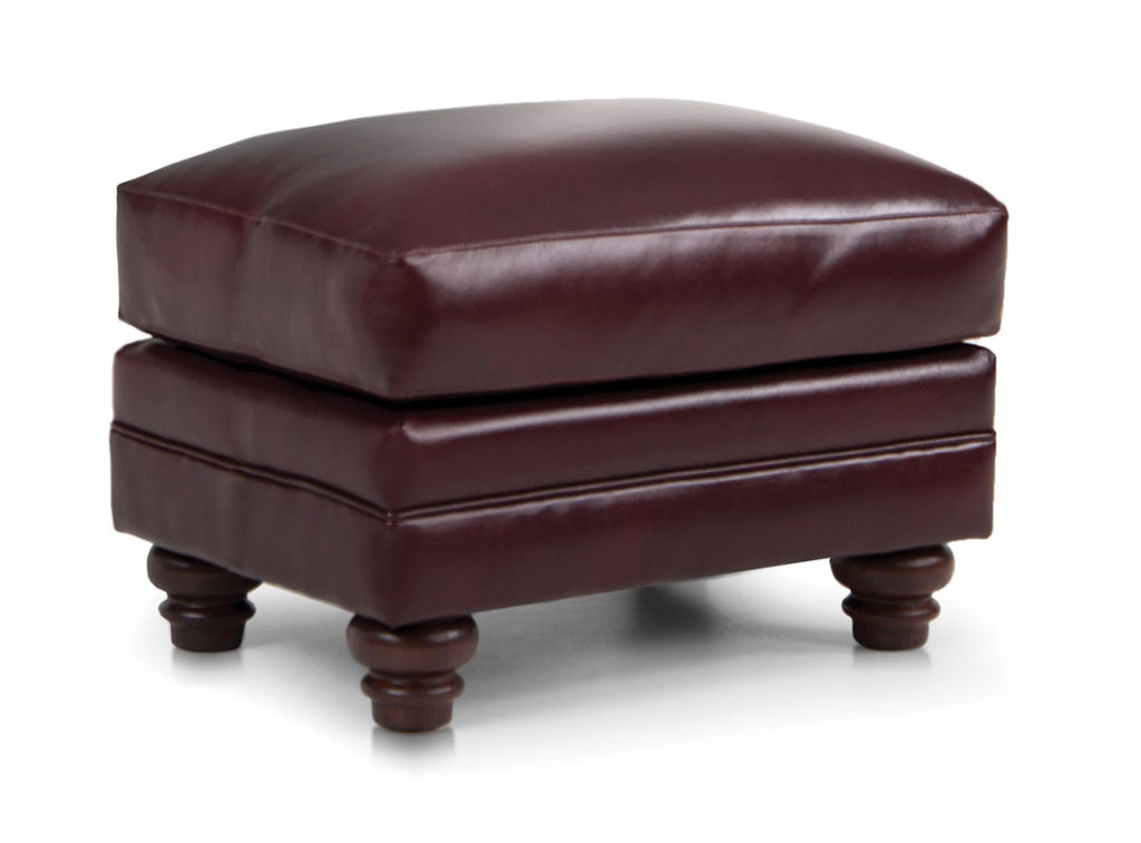 Smith Brothers 522 Ottoman in Leather